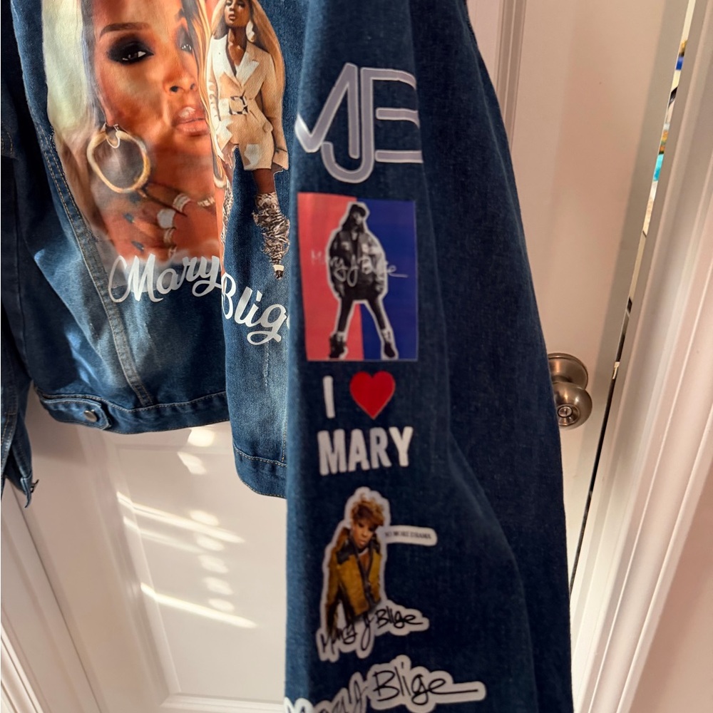 Mary J Blige Jean jacket - Picture 3 of 4
